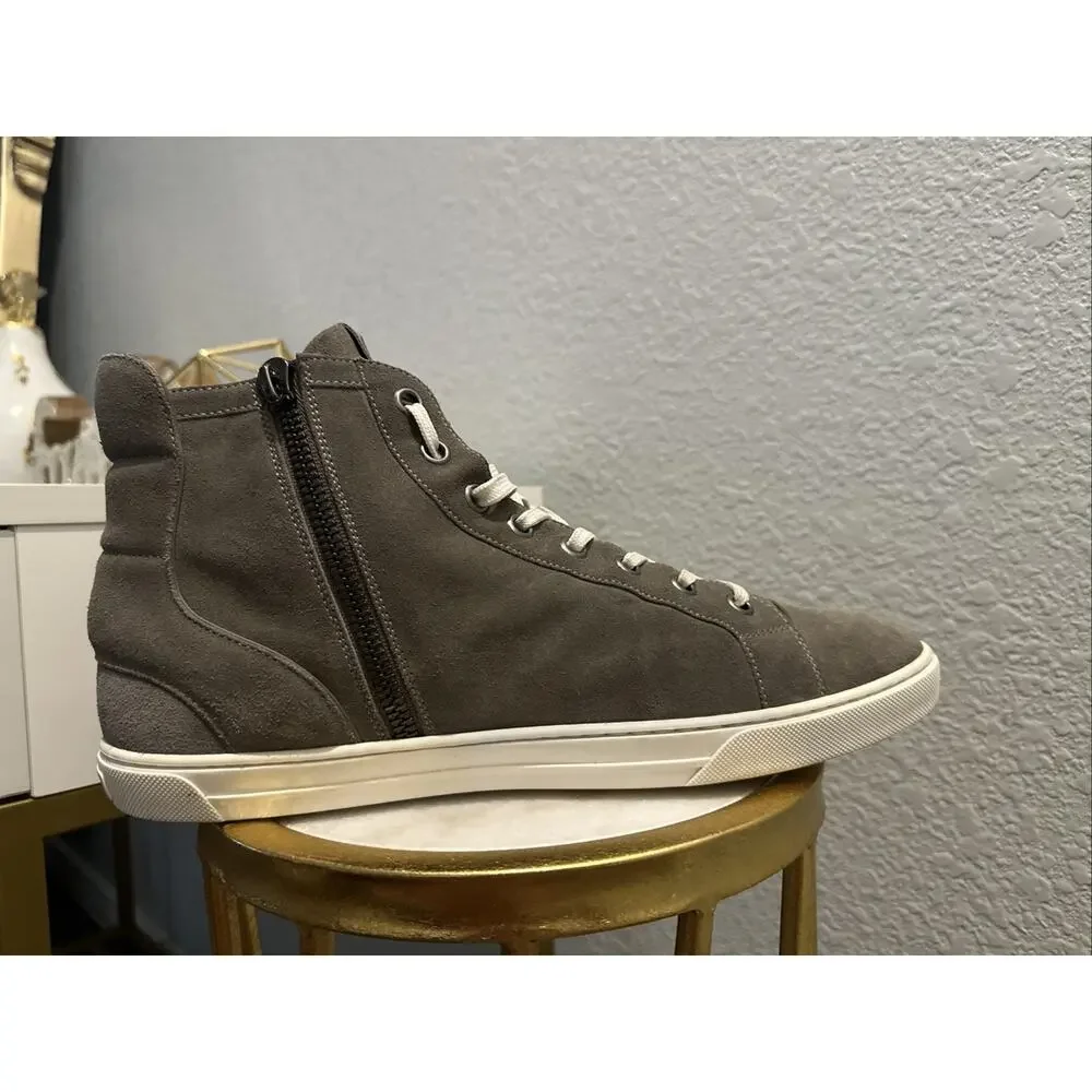 AUTHENTIC LOUIS VUITTON ZIP-UP PEACE SIGN SNEAKERS LV SZ 9.5 (fits USA 10.5)